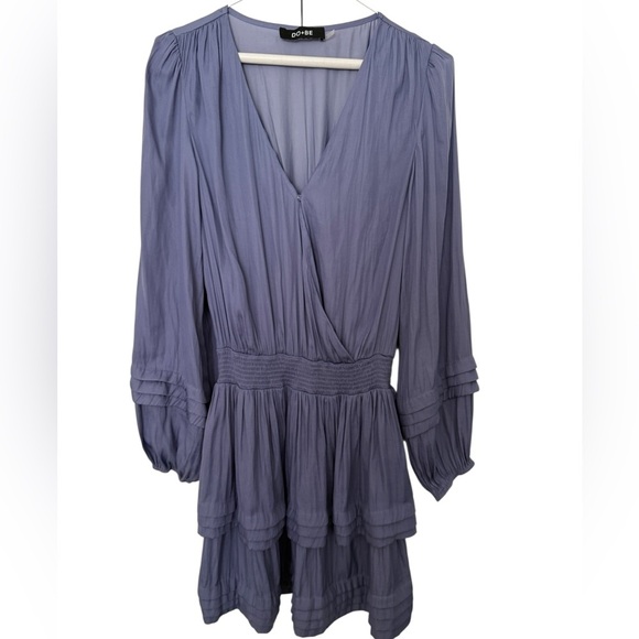 DO+BE Lavender Ruffles Party Dress Women S Small - Picture 1 of 6